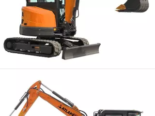 Excavadora de 3.500kg