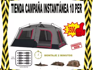 TIENDA CAMPAÑA INSTANTÁNEA 10 PERS
