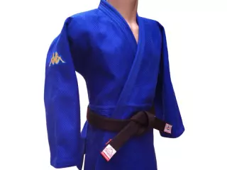 Judogi Kappa Atlanta IJF azul slim fit