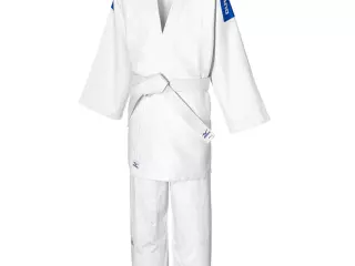 JUDOGI MIZUNO KODOMO PLUS BLANCO (BANDAS AZULES) 350gr