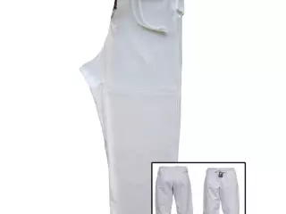 Pantalón judo blanco de entrenamiento