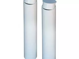 Juego de cajetines para postes de aluminio de Ø90 mm.
