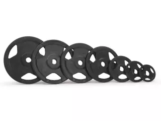 Juego de platos olímpicos goma negra