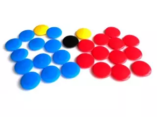Juego Recambio Fichas Magnéticas Ø30mm futbol