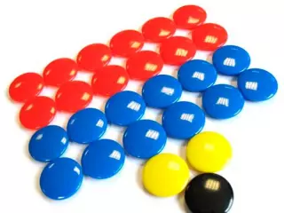 Juego Recambio Fichas Magnéticas Ø20mm