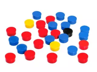 Juego Recambio Fichas Magnéticas Ø 12mm