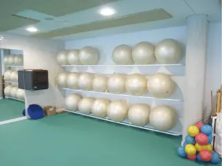 SOPORTE DE PARED PARA BALONES GIGANTES DE 55 A 75CM. longitud 3/1,8 metros
