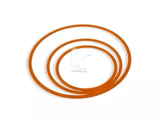 AROS PSICOMOTRICIDAD 40/50/65 cm - 40cm, NARANJA