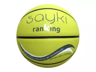 Balón Baloncesto SAYKI caucho celular Amarillo - Talla 5