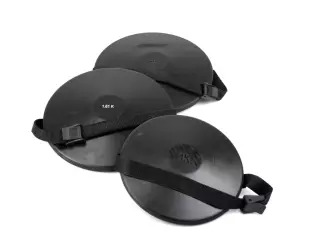 Disco caucho con Banda regulable para técnica - 1/2/1,6 kg. Negro ATLETISMO