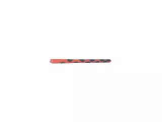 Baston de rattan rojo con manchas negras 65cm