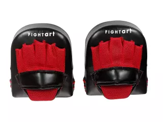 MITT NEGRO / ROJO FIGHT ART MANOPLA BOXEO