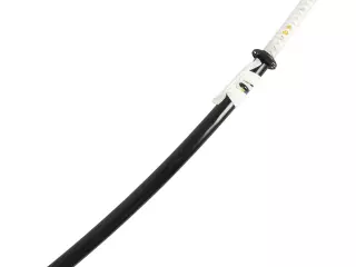 Katana Acero Forjado. Negro-Blanco