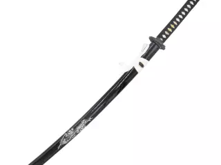 KATANA ACERO FORJADO. NEGRO