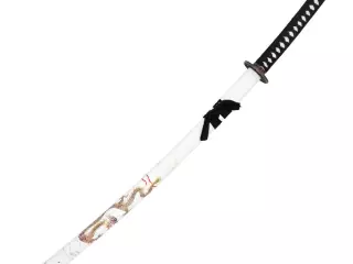 KATANA ACERO INOXIDABLE. BLANCO/DRAGÓN