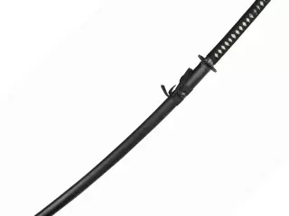 KATANA ACERO INOXIDABLE. NEGRO MATE
