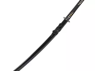Katana Acero Forjado Hagane Maru. Negro