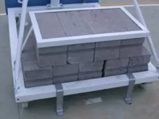 Anclajes para canasta portátiles de 4 y 2 ruedas.