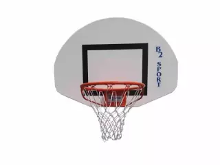 Tablero americano curvo baloncesto y minibasket