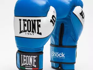 Guantes de boxeo Leone shock Azul/ROJO/NEGRO 16 onzas GN047