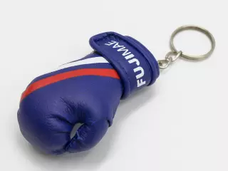 Llavero Guante Boxeo FUJIMAE. Azul Navy