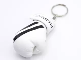 Llavero Guante Boxeo FUJIMAE. Blanco