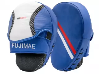 Manoplas ProSeries Piel. Azul/Blanco