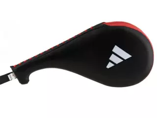 MITT DOBLE ADIDAS DE P.U. ADITDT03 (NEGRO/ROJO) PALA BOXEO