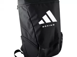 MOCHILA ADIDAS BOXEO NEGRA/BLANCA