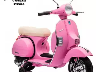 Vespa eléctrica para niños PX150 COLOR ROSA
