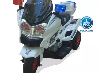 TRIMOTO DE POLICIA 12V BLANCA