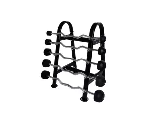 Set Mueble Barras + 5 Barras Rectas + 5 Barras Curvas