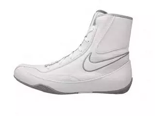Nike Machomai 2 Boxing Shoes Blanco-Gris boxeo, lucha