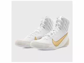 Nike Machomai 3 Blanco/Oro bota boxeo