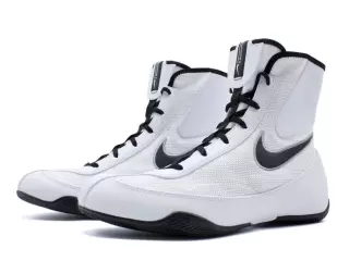 Nike Machomai Boxing Shoes Blanco-Negro BOXEO