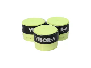 PACK 3 OVERGRIPS VIBOR-A MICROPERFORADO VERDE FLUOR