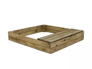 Arenero cuadrado de 1,50 x 1,50 mts con Cajón Banco MA600081