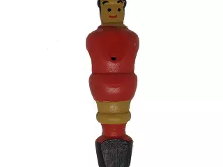 Jugadora Futbolin Madrid Portera Roja PATAS JUNTAS MADERA