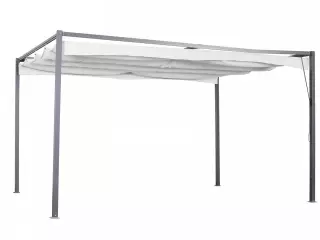 Pérgola De Exterior Chillvert Rodas De Acero Con Toldo Retraíble KCH418