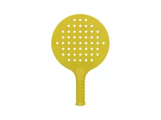 PALA ANTIVANDALICA  AMARILLO PING PONG