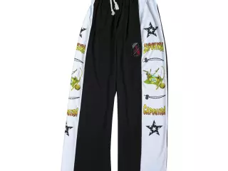 Pantalon Capoeira. Negro/dibujos.