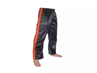 Pantalon Kick Boxing con bandera, raso (satén).