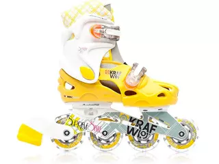 PATÍN KRAFWIN SUPREME STYLE AMARILLO (30-33) ruedas en linea