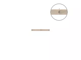 PERCHERO DE MADERA 1MT 3 perchas
