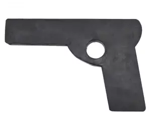 PISTOLA DE GOMA NEGRA ENTRENAMIENTO