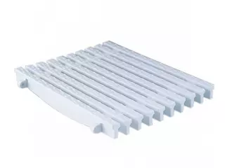 PLACA REJILLA TRANSVERSAL -  ALTO 22mm x ANCHO 245 mm (5 ud=0.975 mts.)