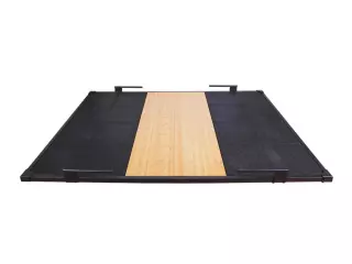 Plataforma de halterofilia con marco de acero 3X2 M