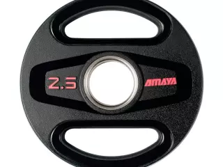 #Plato Olímpico TPU Negro disco - 2,5