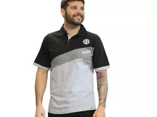 POLO ROX R-BUGATTY ADULTO - GRIS/NEGRO, S#