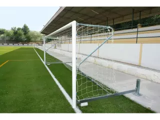 PORTERÍAS DE FÚTBOL 7 ABATIBLES 120X100MM LATERAL MENTE COMPLETA